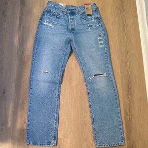 Levi's Light Blue Straight Jeans